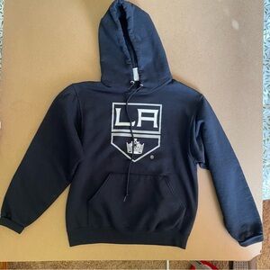Jerzees Black LA KINGS Wallstreet Journal Hoodie